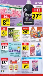 Gazetka promocyjna Intermarche - Gazetka promocyjna - Gazetka - ważna od 05.08 do 05.08.2026 - strona 38 - produkty: Płyn do prania, Naturell, Papier, Zawieszka do wc, Proszek do prania, Tampony, Papier toaletowy, Vizir, Płyn do płukania, Podpaski, Foxy, Perwoll, Fairy, Kapsułki do prania, O.B., Lenor, Naturella, Fa