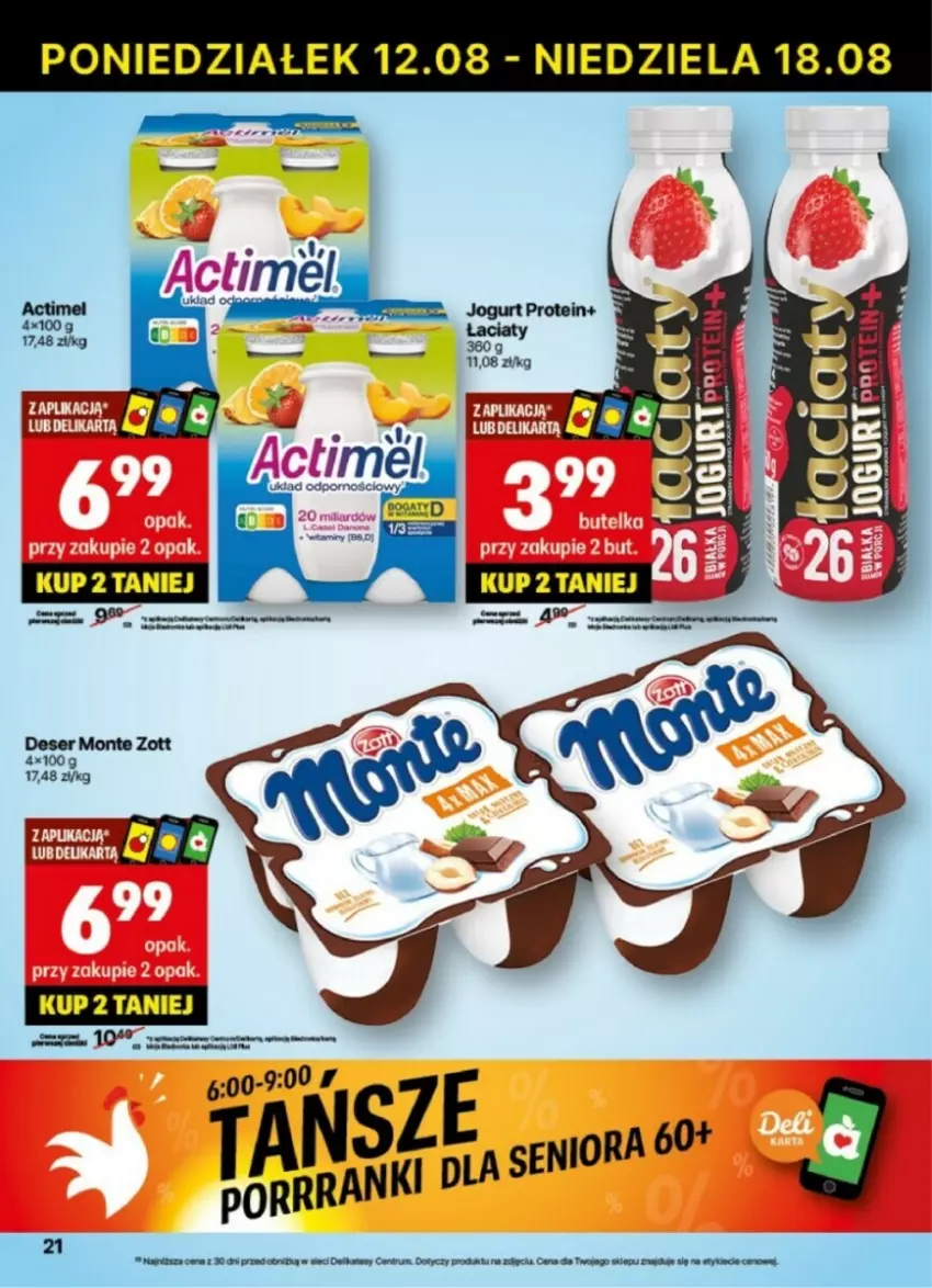 Gazetka promocyjna Delikatesy Centrum - ważna 12.08 do 18.08.2024 - strona 14 - produkty: Fa, Jogurt, Rum