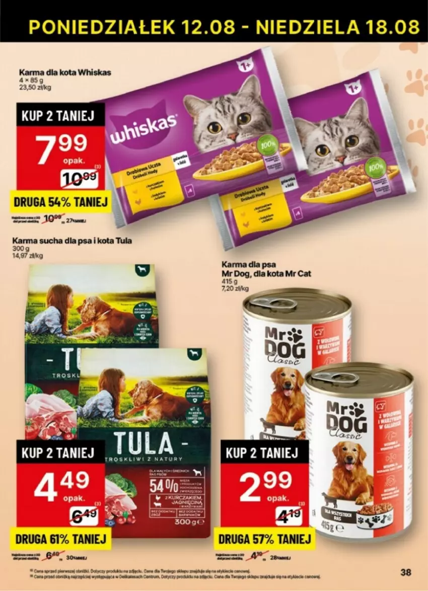 Gazetka promocyjna Delikatesy Centrum - ważna 12.08 do 18.08.2024 - strona 32 - produkty: Fa, Rum, Whiskas