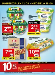 Gazetka promocyjna Delikatesy Centrum - Gazetka - ważna od 18.08 do 18.08.2024 - strona 15 - produkty: Cheddar, Ser, Rum, Jaja, Mleko, Fa