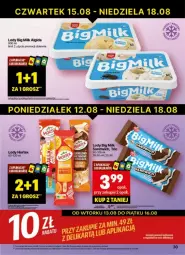 Gazetka promocyjna Delikatesy Centrum - Gazetka - ważna od 18.08 do 18.08.2024 - strona 24 - produkty: Big Milk, Lody, Algida, Woda, LG