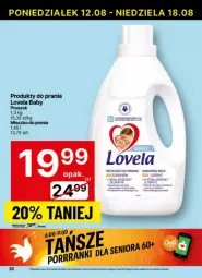 Gazetka promocyjna Delikatesy Centrum - Gazetka - ważna od 18.08 do 18.08.2024 - strona 29 - produkty: Lovela, Mleczko do prania, Mleczko, Miecz