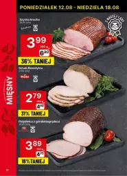 Gazetka promocyjna Delikatesy Centrum - Gazetka - ważna od 18.08 do 18.08.2024 - strona 9 - produkty: Piec, Polędwica, Krakus, Schab Benedykta, Szynka