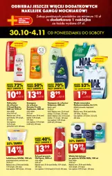 Gazetka promocyjna Biedronka - Od poniedzialku - Gazetka - ważna od 04.11 do 04.11.2023 - strona 9 - produkty: Balsam po goleniu, Nivea Men, Fructis, Elseve, Nałęczowianka, Gin, Old Spice, Schauma, Mars, Szampon, Garnier, Woda mineralna, Woda, Nivea