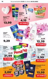 Gazetka promocyjna Netto - Gazetka spożywcza - Gazetka - ważna od 26.03 do 26.03.2022 - strona 18 - produkty: Proszek do prania, Persil, Clin, Dove, Szynka, Sheba, Always, Podpaski, Gillette, Maszynka, Płyn do mycia, Maszynka do golenia