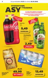 Gazetka promocyjna Netto - Gazetka spożywcza - Gazetka - ważna od 26.03 do 26.03.2022 - strona 2 - produkty: Piwa, Piwo, Gra, Papier, Kawa ziarnista, Namysłów, Kawa, Coca-Cola, Papier toaletowy, Lavazza