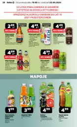 Gazetka promocyjna Netto - Netto Gazetka Food 34/24A - Gazetka - ważna od 25.08 do 25.08.2024 - strona 20 - produkty: Piwa, Piwo, Sok, Por, Gra, Ice tea, Napoje, Lipton, Tymbark, Kubuś, Arbuz, Mango, Napój, Mięta, Nektar, Grejpfrut