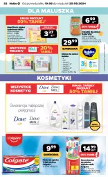 Gazetka promocyjna Netto - Netto Gazetka Food 34/24A - Gazetka - ważna od 25.08 do 25.08.2024 - strona 22 - produkty: Papier, Pieluchy, Szczoteczka do zębów, BoboVita, Pasta do zębów, Papier toaletowy, Dove, Bebiko, Dzieci, Colgate, Mleko dla dzieci, Nawilżany papier, Szczoteczka, Mleko, LG