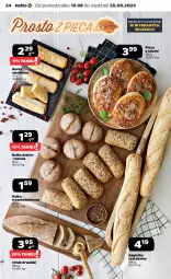 Gazetka promocyjna Netto - Netto Gazetka Food 34/24A - Gazetka - ważna od 25.08 do 25.08.2024 - strona 24 - produkty: Sok, Salami, Rust, Bagietka, Pizza, Chleb, Bułka