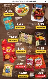 Gazetka promocyjna Netto - Artykuły spożywcze - Gazetka - ważna od 03.08 do 03.08.2022 - strona 11 - produkty: Piec, Sałatka, Sos, Ser, Deska serów, Orzeszki, Chipsy, Sante, Sałat, Morliny, Precelki, Wino, Orzeszki ziemne, Lay’s, Mango, Surimi