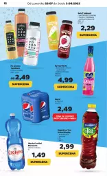 Gazetka promocyjna Netto - Artykuły spożywcze - Gazetka - ważna od 03.08 do 03.08.2022 - strona 12 - produkty: Sok, Mus, Pietruszka, Lemoniada, Ice tea, Kiwi, Paola, Pepsi, Tymbark, Syrop, Limonka, Szyna, Woda, Napój