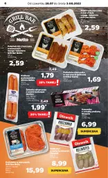 Gazetka promocyjna Netto - Artykuły spożywcze - Gazetka - ważna od 03.08 do 03.08.2022 - strona 6 - produkty: Kurczak, Sos, Stek, Kiełbasa podwawelska, Wawel, Polędwiczki z kurczaka, Morliny, Kaszanka, Grill, Kasza, Mango, Kiełbasa, Olewnik