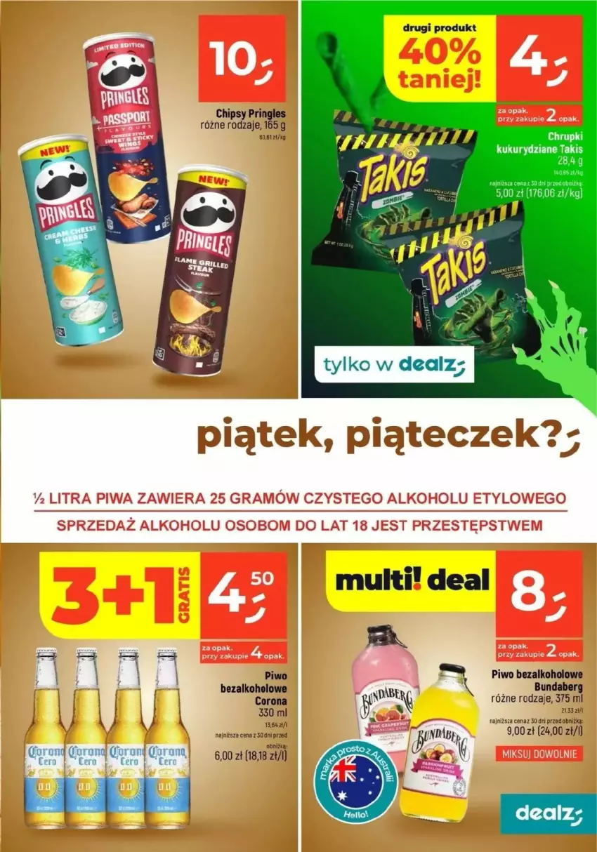 Gazetka promocyjna Dealz - ważna 13.03 do 19.03.2025 - strona 5 - produkty: Chipsy, Piwo, Pringles