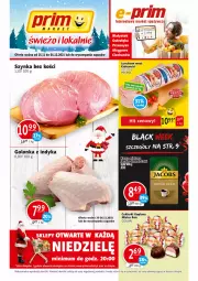 Gazetka promocyjna Prim Market - Gazetka - Gazetka - ważna od 01.12 do 01.12.2021 - strona 1 - produkty: Goplana, Sok, Cukier, Królewski, Pekpol, Golonka z indyka, Kawa, LANA, Szynka, Cukierki, Jacobs