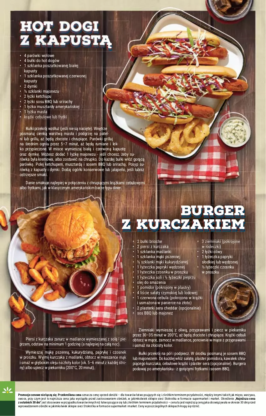 Gazetka promocyjna Stokrotka - Supermarket - ważna 04.09 do 10.09.2025 - strona 24 - produkty: Bułki do hot dogów, Burger, Cebula, Cheddar, Czosnek, Frytki, Grill, Hot dog, Kawa, Ketchup, Krążki cebulowe, Kurczak, Lanki, Majonez, Mięso, Mus, Ogórki konserwowe, Olej, Owoce, Parówki, Piec, Piekarnik, Pieprz, Plasterki, Rum, Sałat, Ser, Sos, Surówka, Szklanka, Wałek, Warzywa, Ziemniaki