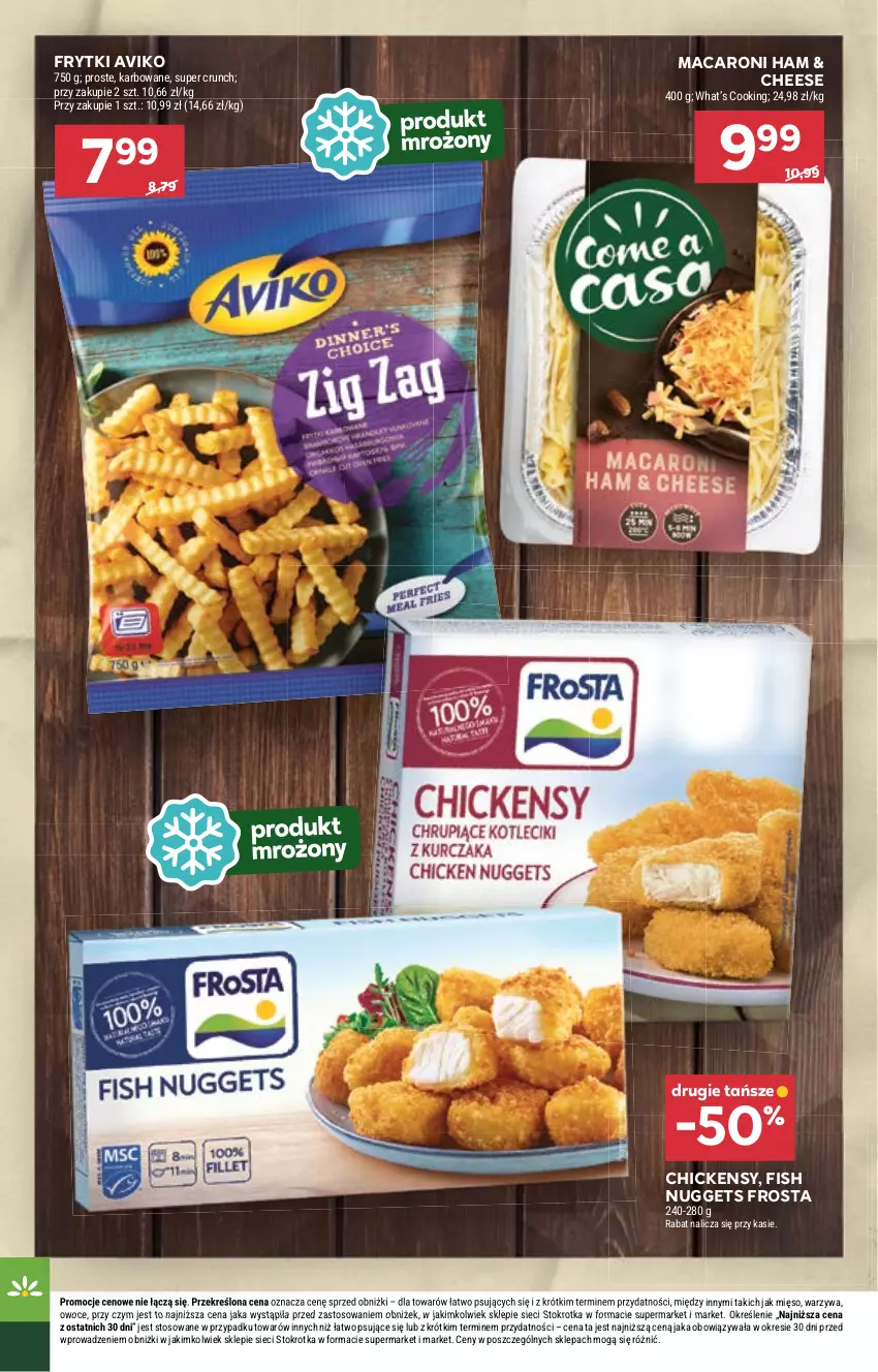 Gazetka promocyjna Stokrotka - Supermarket - ważna 04.09 do 10.09.2025 - strona 28 - produkty: Frosta, Frytki, Mięso, Owoce, Warzywa