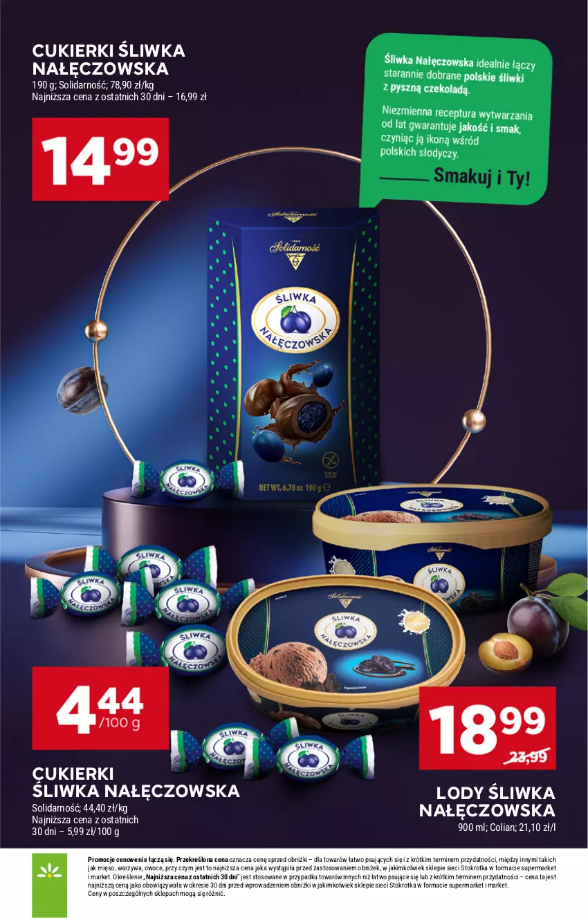 Gazetka promocyjna Stokrotka - Supermarket - ważna 04.09 do 10.09.2025 - strona 6 - produkty: Cukier, Cukierki, Lody, Mięso, Owoce, Warzywa
