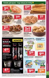 Gazetka promocyjna Stokrotka - Supermarket - Gazetka - ważna od 10.09 do 10.09.2025 - strona 15 - produkty: Mozzarella, Piec, Cheddar, Warzywa, Sok, Ser, Mus, Gra, Salami, Danone, Zott, Mlekovita, Croissant, Bagietka, Pizza, Pieczywo, Półbagietka, Feta, Owoce, Donut, Bułka, Mięso, Mleko
