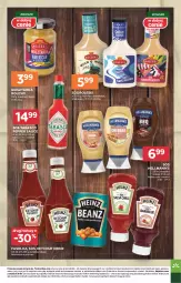 Gazetka promocyjna Stokrotka - Supermarket - Gazetka - ważna od 10.09 do 10.09.2025 - strona 23 - produkty: Sos tabasco, Ketchup, Warzywa, Sos, Mus, Owoce, Heinz, Mięso, Musztarda, Hellmann’s, Fa