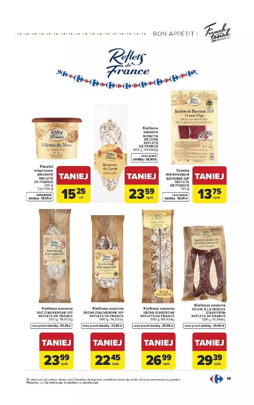 Gazetka promocyjna Carrefour - Gazetka Carrefour, Market od poniedziałku! - ważna 13.04 do 18.04.2026 - strona 17 - produkty: Kiełbasa, Pasztet, Piec, Szynka