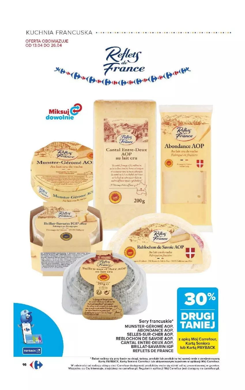 Gazetka promocyjna Carrefour - Gazetka Carrefour, Market od poniedziałku! - ważna 13.04 do 18.04.2026 - strona 18 - produkty: Fa, Kuchnia, Ser