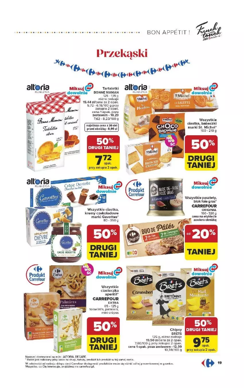 Gazetka promocyjna Carrefour - Gazetka Carrefour, Market od poniedziałku! - ważna 13.04 do 18.04.2026 - strona 21 - produkty: Babeczki, Ciastka, Gin, Gra, Pasztet, Tarta