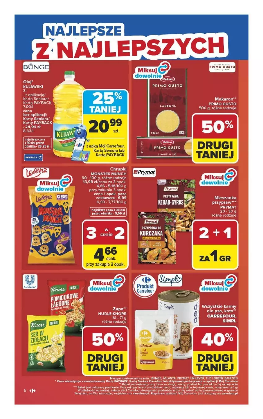 Gazetka promocyjna Carrefour - Gazetka Carrefour, Market od poniedziałku! - ważna 13.04 do 18.04.2026 - strona 8 - produkty: Knorr, Makaron, Zupa