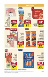 Gazetka promocyjna Carrefour - Gazetka Carrefour, Market od poniedziałku! - Gazetka - ważna od 18.04 do 18.04.2026 - strona 29 - produkty: Kurczak, Sok, Sokołów, Parówki, Prosciutto, Szynka, Tarczyński, Morliny, Kiełbasa, Olewnik, Fa