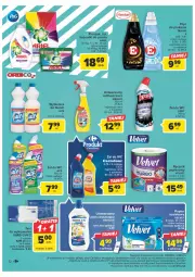 Gazetka promocyjna Carrefour - Gazetka Market - Gazetka - ważna od 04.02 do 04.02.2023 - strona 12 - produkty: Ser, BIC, Papier, Kret, Velvet, Odtłuszczacz, Płyn do płukania, Ręcznik, Rolki, Prima, Sidolux, Kapsułki do prania