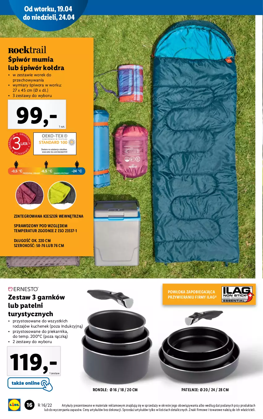 Gazetka promocyjna Lidl - GAZETKA - ważna 19.04 do 24.04.2022 - strona 18 - produkty: Kołdra, Piekarnik, Piwo