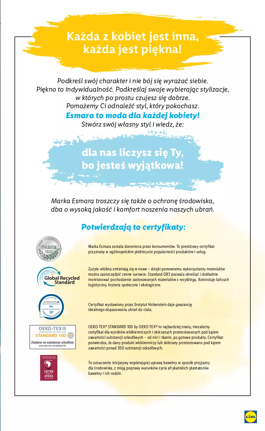 Gazetka promocyjna Lidl - GAZETKA - ważna 19.04 do 24.04.2022 - strona 5 - produkty: Koc, Moda, Monitor, Sok