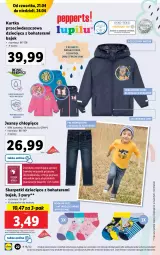Gazetka promocyjna Lidl - GAZETKA - Gazetka - ważna od 24.04 do 24.04.2022 - strona 24 - produkty: Inka, Kurtka, Karp, Skarpetki, Tera, Dzieci, Psi Patrol