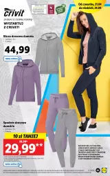 Gazetka promocyjna Lidl - GAZETKA - Gazetka - ważna od 24.04 do 24.04.2022 - strona 27 - produkty: Dres, Spodnie, Bluza, Spodnie dresowe, Bluza dresowa
