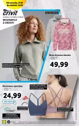 Gazetka promocyjna Lidl - GAZETKA - Gazetka - ważna od 24.04 do 24.04.2022 - strona 28 - produkty: Por, Biustonosz, Dres, Sport, Fanta, Bluza, Bluza dresowa, Fa