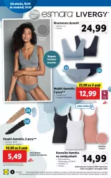 Gazetka promocyjna Lidl - GAZETKA - Gazetka - ważna od 24.04 do 24.04.2022 - strona 8 - produkty: Top, Majtki, Biustonosz, Kosz, Koszulka