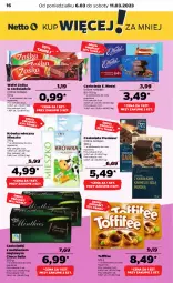 Gazetka promocyjna Netto - Artykuły spożywcze - Gazetka - ważna od 11.03 do 11.03.2023 - strona 16 - produkty: Bell, Czekolada, Toffifee, E. Wedel, Bella