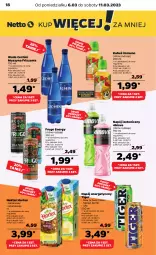 Gazetka promocyjna Netto - Artykuły spożywcze - Gazetka - ważna od 11.03 do 11.03.2023 - strona 18 - produkty: Mus, Napój energetyczny, Ananas, Tiger, Napój izotoniczny, Szyna, Kubuś, Woda, Mango, Napój, Nektar, Hortex