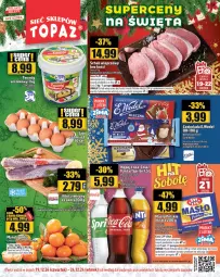 Gazetka promocyjna Topaz - Gazetka - Gazetka - ważna od 25.12 do 25.12.2024 - strona 1 - produkty: Ser, Schab wieprzowy, Waga, Masło