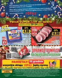Gazetka promocyjna Topaz - Gazetka - Gazetka - ważna od 25.12 do 25.12.2024 - strona 32 - produkty: Top, Sok, Sokołów, Clin, KOBO, Lack, Schab wieprzowy, Podlaski, Szyna, Waga, Masło, Olej