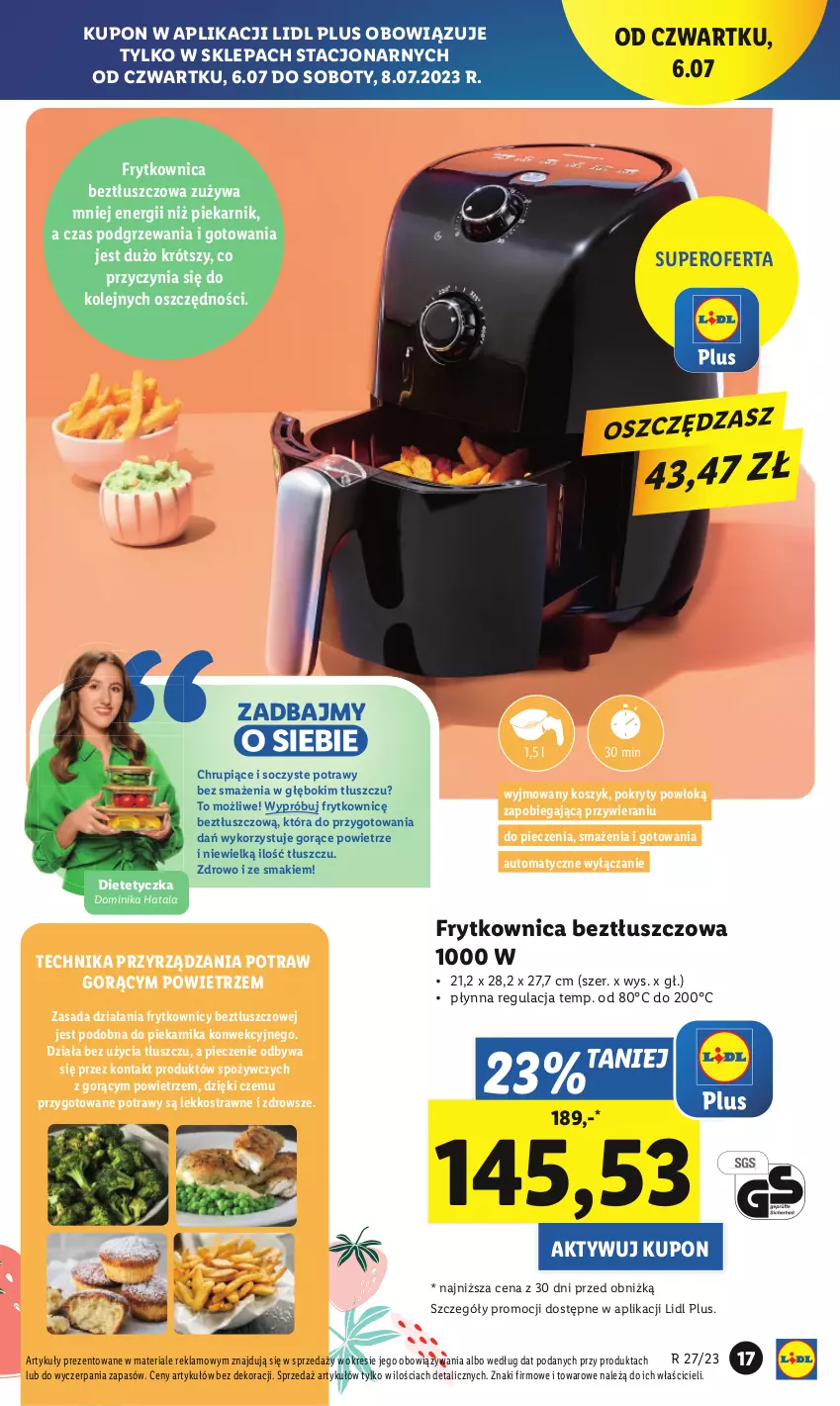 Gazetka promocyjna Lidl - GAZETKA - ważna 03.07 do 08.07.2023 - strona 19 - produkty: Kosz, Olej, Piec, Piekarnik