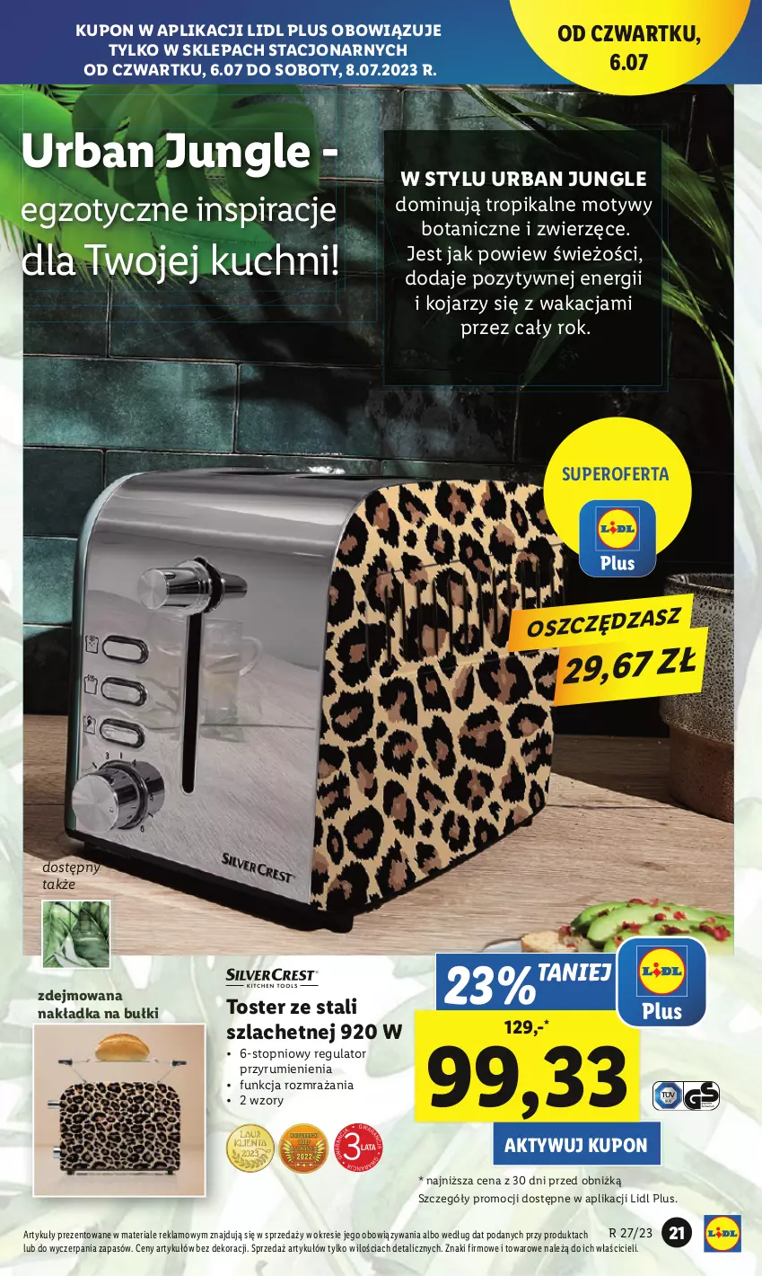 Gazetka promocyjna Lidl - GAZETKA - ważna 03.07 do 08.07.2023 - strona 23 - produkty: Rum, Top, Toster