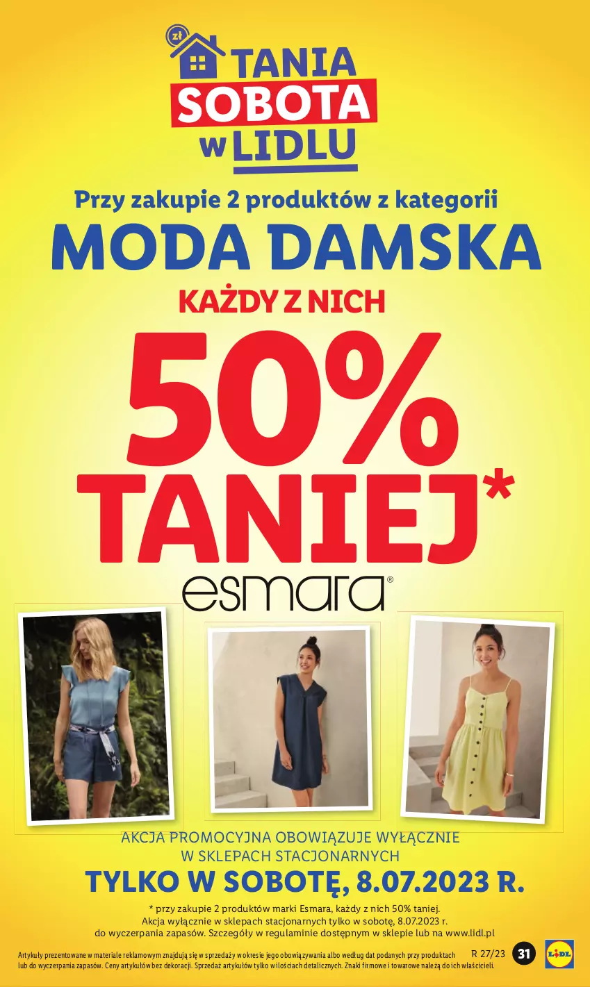 Gazetka promocyjna Lidl - GAZETKA - ważna 03.07 do 08.07.2023 - strona 37 - produkty: Moda