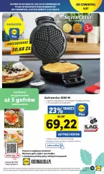 Gazetka promocyjna Lidl - GAZETKA - Gazetka - ważna od 08.07 do 08.07.2023 - strona 21 - produkty: Cheddar, Warzywa, Ser, Termos, Gofrownica, Gofry