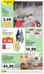 Gazetka promocyjna Lidl - GAZETKA - Gazetka - ważna od 08.07 do 08.07.2023 - strona 22 - produkty: Piec, Sok, Ser, Por, Pojemnik, Ręcznik, Szklanka, Lanki, Fa