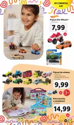 Gazetka promocyjna Lidl - GAZETKA - Gazetka - ważna od 08.07 do 08.07.2023 - strona 33 - produkty: Kolorowanka, Klej, Pojazd, Pojazdy budowlane, Hot Wheels