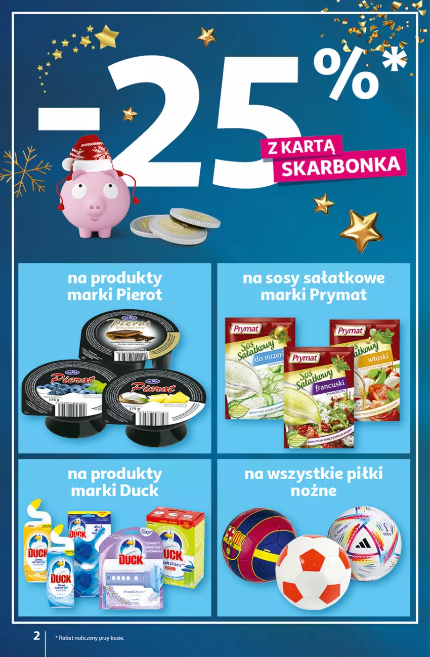 Gazetka promocyjna Auchan - Gazetka Koszyk Oszczędności Auchan Hipermarkety - ważna 17.11 do 23.11.2022 - strona 2 - produkty: Duck, Noż, Prymat, Sałat, Sos