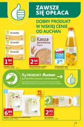 Gazetka promocyjna Auchan - Gazetka Koszyk Oszczędności Auchan Hipermarkety - Gazetka - ważna od 23.11 do 23.11.2022 - strona 5 - produkty: Sok pomarańczowy, Sok, Kasza jęczmienna, Paluszki rybne, Sezam, Burger, Kasza