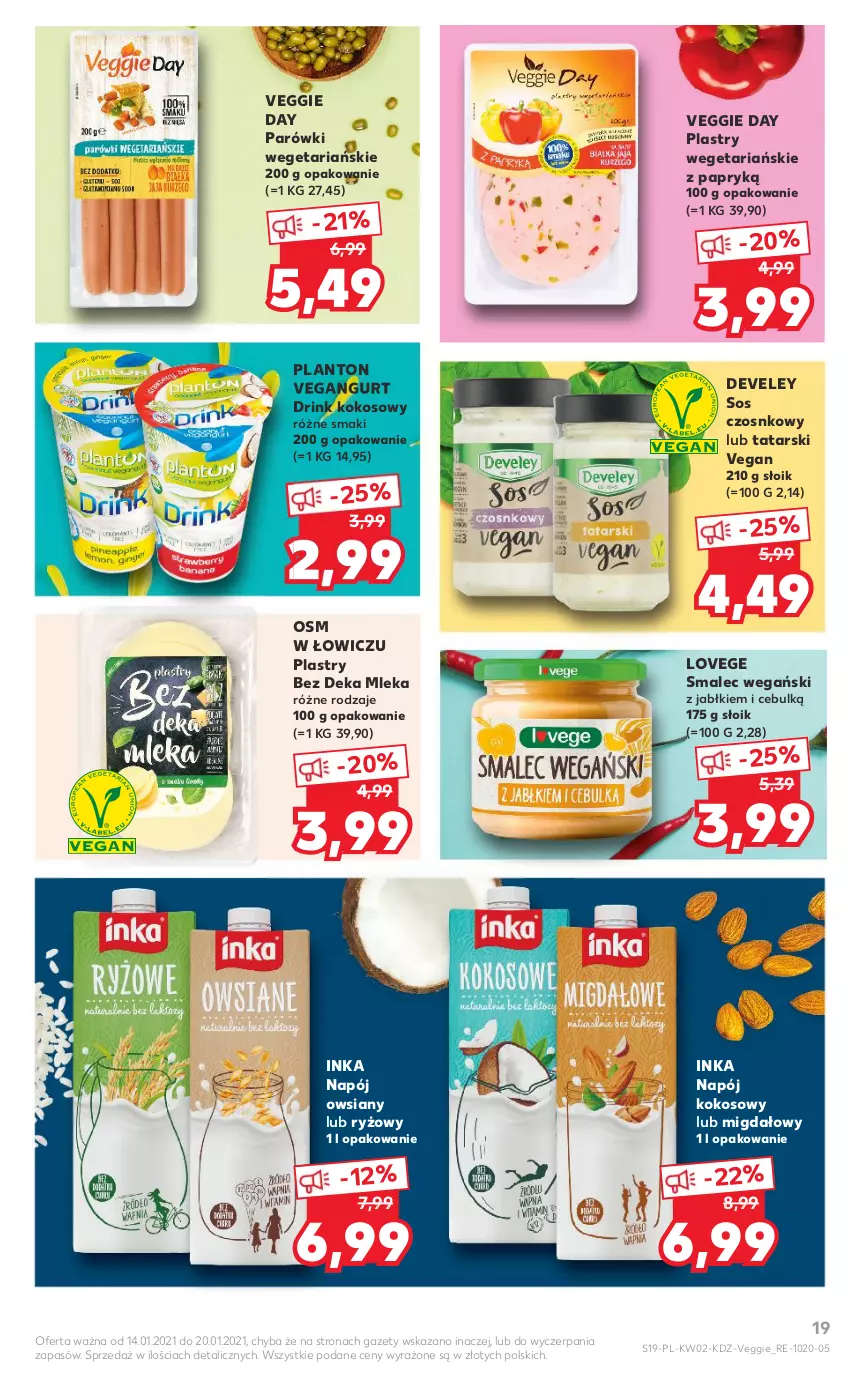 Gazetka promocyjna Kaufland - OFERTA TYGODNIA - ważna 14.01 do 20.01.2021 - strona 19