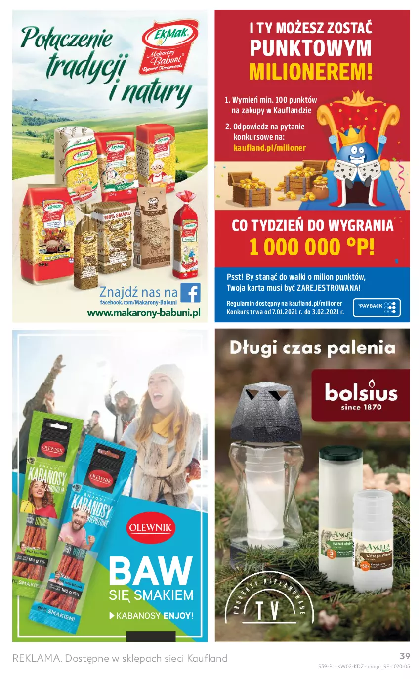 Gazetka promocyjna Kaufland - OFERTA TYGODNIA - ważna 14.01 do 20.01.2021 - strona 39