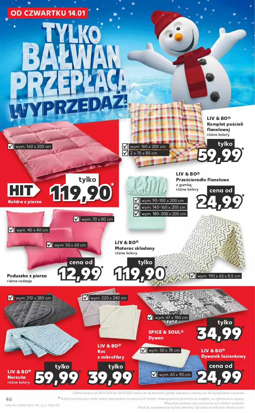 Gazetka promocyjna Kaufland - OFERTA TYGODNIA - ważna 14.01 do 20.01.2021 - strona 46